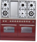 ILVE PDN-120F-VG Red Virtuvės viryklė \ Info, nuotrauka