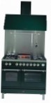 ILVE PDN-100B-VG Green Kitchen Stove \ Characteristics, Photo