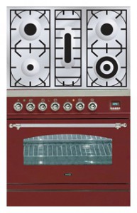 ILVE PN-80-VG Red Кухонная плита Фото, характеристики