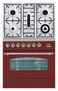 ILVE PN-80-VG Red Cuisinière Photo, les caractéristiques