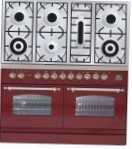 ILVE PDN-1207-VG Red Σόμπα κουζίνα \ χαρακτηριστικά, φωτογραφία