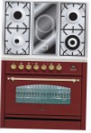 ILVE PN-90V-MP Red Кухонна плита \ Характеристики, фото