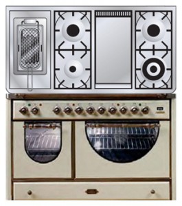 ILVE MCSA-120FRD-MP Antique white اجاق آشپزخانه عکس, مشخصات