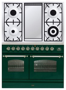 ILVE PDN-100F-VG Green 厨房炉灶 照片, 特点