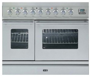 ILVE PDW-90V-MP Stainless-Steel Fogão de Cozinha Foto, características