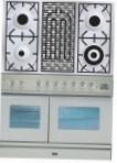 ILVE PDW-100B-VG Stainless-Steel Kitchen Stove \ Characteristics, Photo
