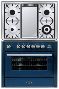ILVE MT-90FD-E3 Blue اجاق آشپزخانه عکس, مشخصات