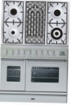 ILVE PDW-90B-VG Stainless-Steel Kitchen Stove \ Characteristics, Photo