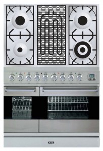 ILVE PDF-90B-VG Stainless-Steel Kitchen Stove Photo, Characteristics