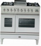 ILVE PDW-90F-VG Stainless-Steel Kitchen Stove \ Characteristics, Photo