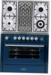 ILVE MT-90BD-E3 Blue Virtuvės viryklė \ Info, nuotrauka