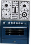 ILVE MT-90PD-E3 Blue Σόμπα κουζίνα \ χαρακτηριστικά, φωτογραφία