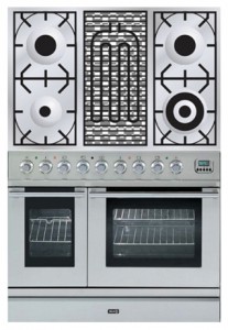 ILVE PDL-90B-VG Stainless-Steel Soba bucătărie fotografie, caracteristici