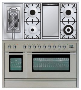 ILVE PL-120FR-MP Stainless-Steel Kitchen Stove Photo, Characteristics