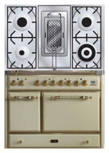 ILVE MCD-100RD-E3 Antique white Estufa de la cocina Foto, características