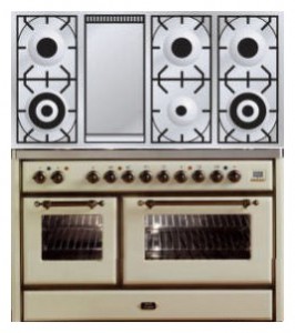 ILVE MS-120FD-E3 Antique white اجاق آشپزخانه عکس, مشخصات