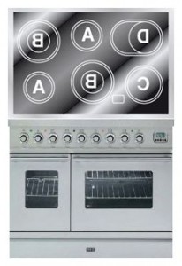 ILVE PDWE-100-MW Stainless-Steel Dapur foto, ciri-ciri