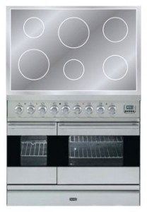 ILVE PDFI-100-MW Stainless-Steel Кухонная плита Фото, характеристики