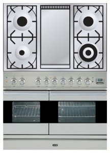 ILVE PDF-100F-MW Stainless-Steel Fogão de Cozinha Foto, características