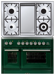 ILVE MTD-100FD-VG Green Fogão de Cozinha Foto, características