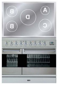 ILVE PDFI-90-MP Stainless-Steel موقد المطبخ صورة فوتوغرافية, مميزات