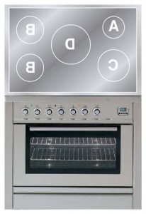 ILVE PLI-90-MP Stainless-Steel Кухонная плита Фото, характеристики