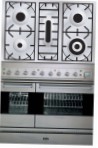 ILVE PD-90-VG Stainless-Steel Kitchen Stove \ Characteristics, Photo