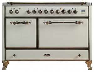 ILVE MCD-1207-MP Antique white موقد المطبخ صورة فوتوغرافية, مميزات