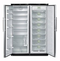 Liebherr SBS 7401 Refrigerator larawan, katangian