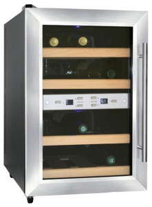 Caso WineDuett 12 Refrigerator larawan, katangian